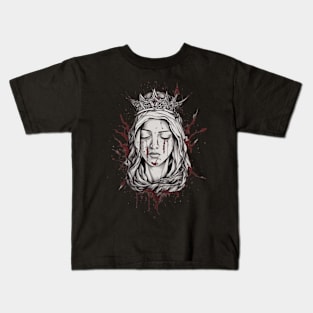 Saint Mary Of Sorrows Kids T-Shirt